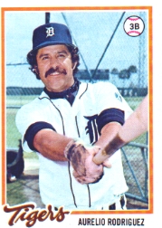 1978 Topps Baseball Cards      342     Aurelio Rodriguez